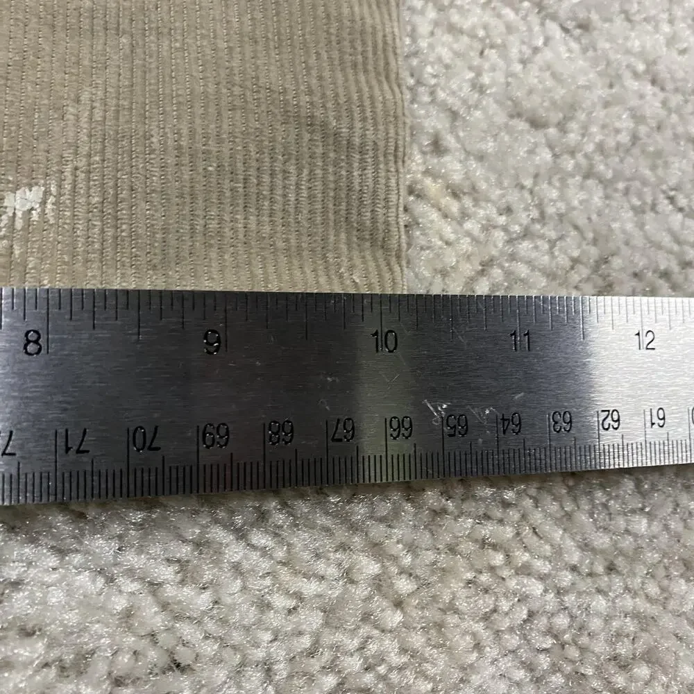 VTG Levis L2 Pants Mens 32x32 Beige Corduroy Carpenter Baggy Wide Leg Workwear